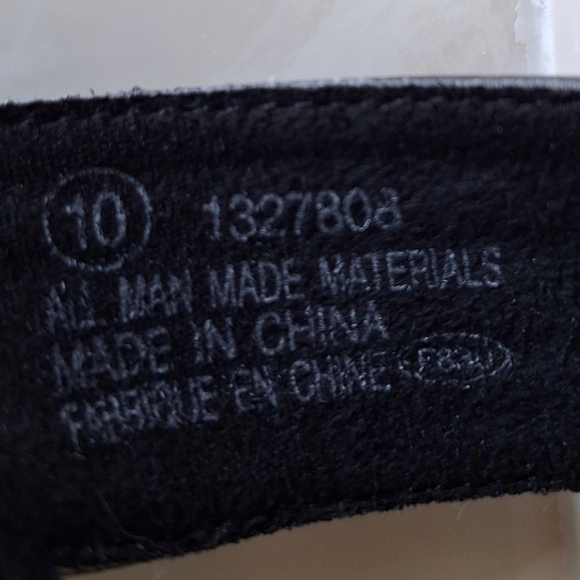 Natural Reflections Black Wedge Sandals Vegan 9 Boho Festival - Picture 8 of 8